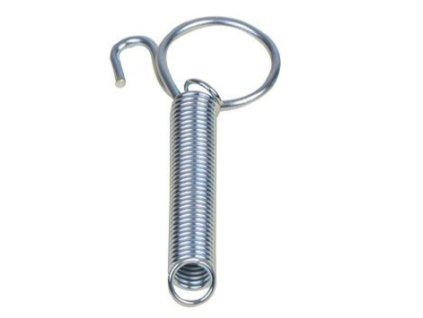 Uzávěr na dvířka 84 mm - pružina s háčkem a poutkem