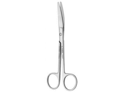 Nůžky chirurgické zahnuté tupé 11,5cm