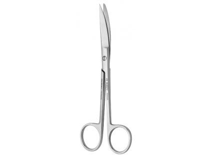 Nůžky chirurgické zahnuté hrotnatotupé 11,5 cm