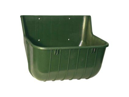 zlab zeleny plastovy 15l bez hrany