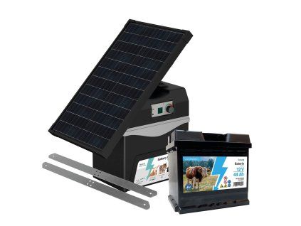 Fencee battery DUO BD50 + solární panel 30 W + konzole + baterie 44Ah