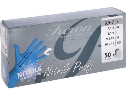 Rukavice Keron Nitrile Profi, 50 ks v kartonu