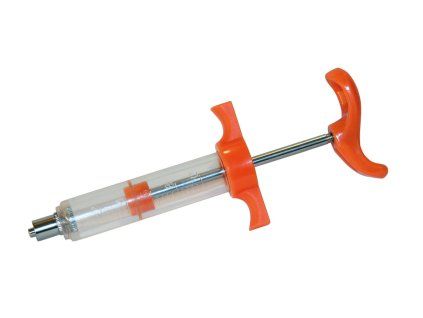 Stříkačka nylon LL 20ml s plastovou rukojetí