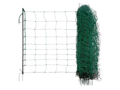 Síť ohradníková OVI 90cm, ZELENÁ, dvojitá špice, délka 50 m
