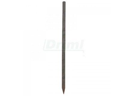 Kůl smrkový  Ø8 cm,  délka 180cm, s hrotem, frézovaný, tlakově mořený