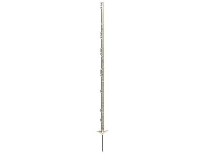 Tyč plast 2 nášlapy, 105 cm nad zemí, 9 úchytů