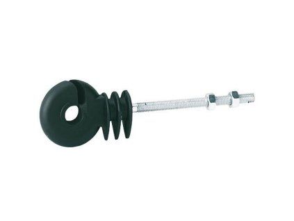 Izolátor kruhový se závitem a maticí M6, délka 8 cm