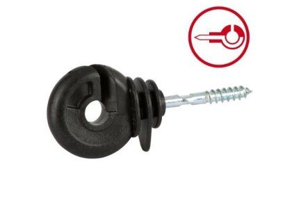 Izolátor pro elektrické ohradníky DS s průchozím vrutem 5 mm