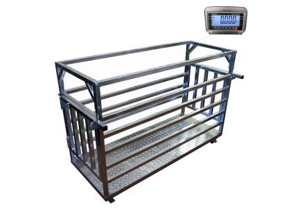Klecová váha pro ovce, kozy, prasata 150 kg 100g, 60x150 cm