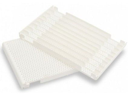 Perforované PP police - modul 250 x 400 mm, výška 30mm