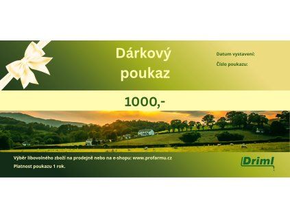 darkovy poukaz louka 1000