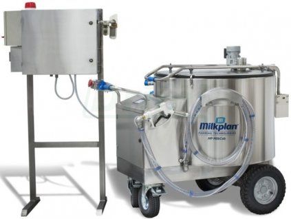 Pasterizační krmný vozík pro telata MILKCAB 300/4 s el. pojezdem