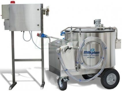 Pasterizační krmný vozík pro telata MILKCAB 300 3 s el. pojezdem