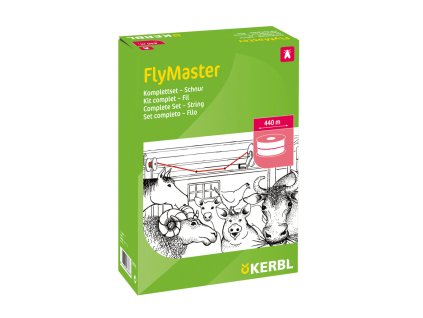 Mucholapka – Fly Master, lepící šňůra 440m, 2x buben, 2x kladka komplet