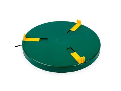 Vyhřívací podložka 24V, Ø 30 cm, zelená, s adaptérem 24 V