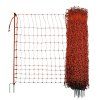 Síť ohradníková pro drůbež, VODIVÁ oranžová, výška 106 cm, d. 50 m, dvojitá