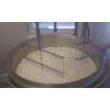 Šaržový paster - sýrařský kotel MSKDH 400 do 90°C, s planetovou harfou a naklápěním