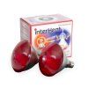 Infražárovka Interheat 175W, 2 ks, úsporná červená, TOP kvalita